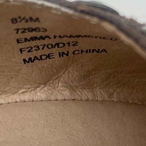 Frye Emma Hammered Stud Flats Sz 8.5 - Picture 11 of 13